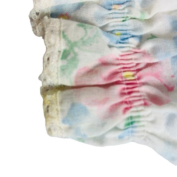 VTG Miss Elaine Womens Nightgown Size XS Floral Snap Front Long Sleeve Pockets - Picture 8 of 13